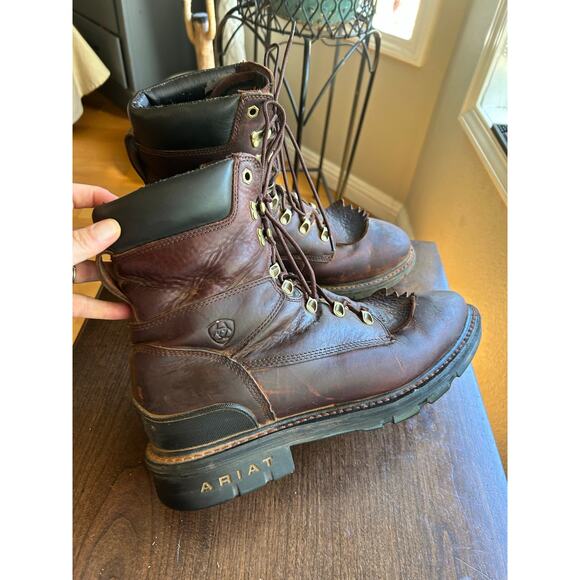 Ariat Hermosa XR work boots premium redwood leather men’s size 13 D main image 6